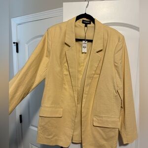 Express Women's Yellow Blazer